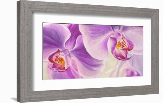 Purple Orchids-Cynthia Ann-Framed Giclee Print