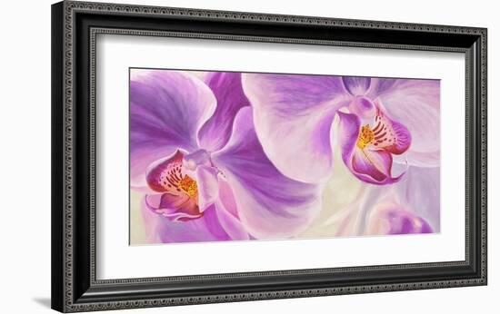 Purple Orchids-Cynthia Ann-Framed Giclee Print