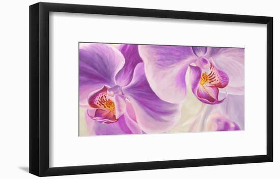 Purple Orchids-Cynthia Ann-Framed Giclee Print