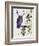 Purple Owl with Antlers-Fab Funky-Framed Art Print