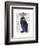 Purple Owl-Fab Funky-Framed Art Print