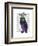 Purple Owl-Fab Funky-Framed Art Print