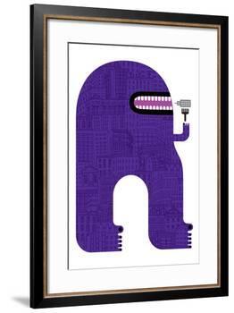 Purple People Eater-Melinda Beck-Framed Art Print