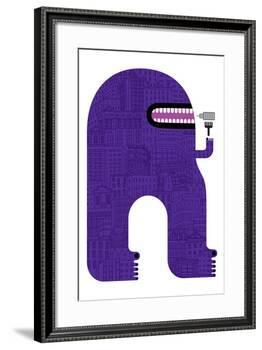 Purple People Eater-Melinda Beck-Framed Art Print