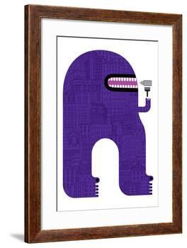 Purple People Eater-Melinda Beck-Framed Art Print