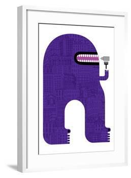 Purple People Eater-Melinda Beck-Framed Art Print