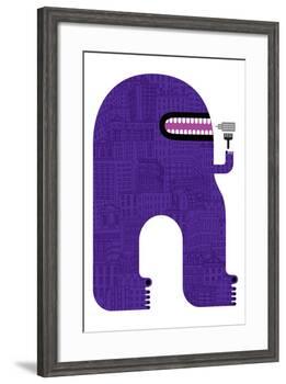 Purple People Eater-Melinda Beck-Framed Art Print