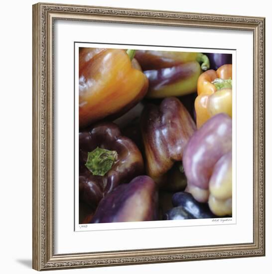 Purple Peppers-Stacy Bass-Framed Giclee Print