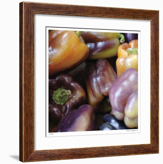 Purple Peppers-Stacy Bass-Framed Giclee Print