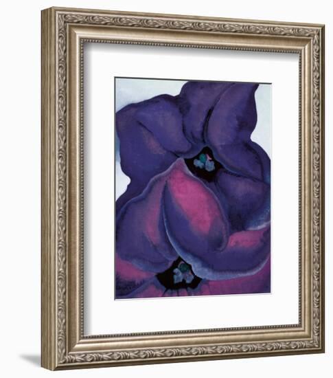 Purple Petunias, 1925-Georgia O'Keeffe-Framed Art Print