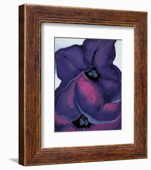 Purple Petunias, 1925-Georgia O'Keeffe-Framed Art Print