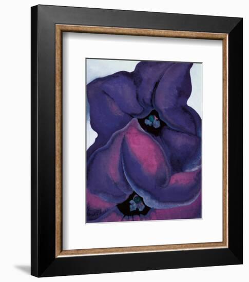 Purple Petunias, 1925-Georgia O'Keeffe-Framed Art Print