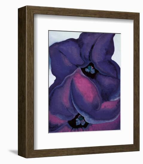 Purple Petunias, 1925-Georgia O'Keeffe-Framed Art Print