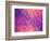 Purple Pink Abstract Background Polygon-Talashow-Framed Premium Giclee Print