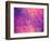 Purple Pink Abstract Background Polygon-Talashow-Framed Premium Giclee Print