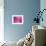 Purple Pink Abstract Background Polygon-Talashow-Framed Premium Giclee Print displayed on a wall