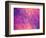 Purple Pink Abstract Background Polygon-Talashow-Framed Premium Giclee Print