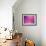 Purple Pink Abstract Background Polygon-Talashow-Framed Art Print displayed on a wall