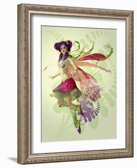 Purple Pixie-Atelier Sommerland-Framed Art Print