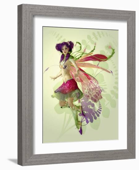 Purple Pixie-Atelier Sommerland-Framed Art Print