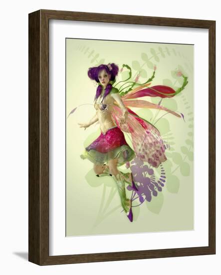 Purple Pixie-Atelier Sommerland-Framed Art Print