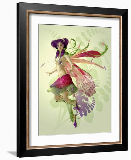 Purple Pixie-Atelier Sommerland-Framed Art Print