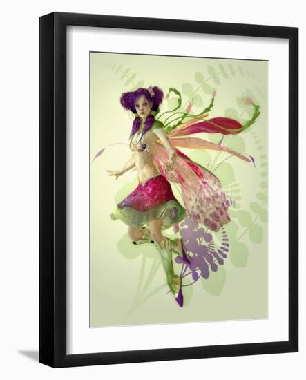 Purple Pixie-Atelier Sommerland-Framed Art Print