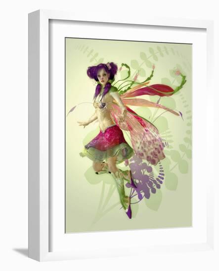 Purple Pixie-Atelier Sommerland-Framed Art Print