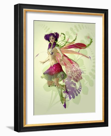 Purple Pixie-Atelier Sommerland-Framed Art Print