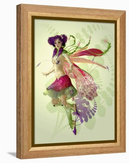 Purple Pixie-Atelier Sommerland-Framed Stretched Canvas