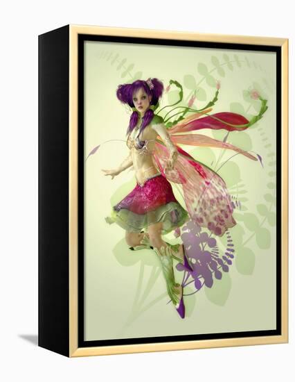 Purple Pixie-Atelier Sommerland-Framed Stretched Canvas