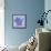Purple Polka Dot Dog-Carla Martell-Framed Premier Image Canvas displayed on a wall