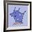 Purple Polka Dot Dog-Carla Martell-Framed Giclee Print