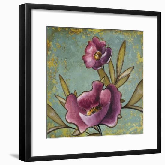 Purple Poppies I-Lanie Loreth-Framed Premium Giclee Print