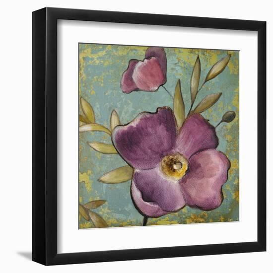 Purple Poppies II-Lanie Loreth-Framed Art Print