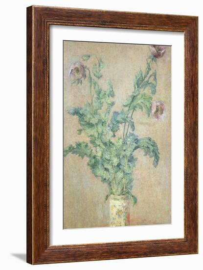 Purple Poppies-Claude Monet-Framed Giclee Print