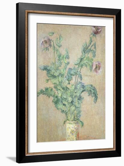 Purple Poppies-Claude Monet-Framed Giclee Print