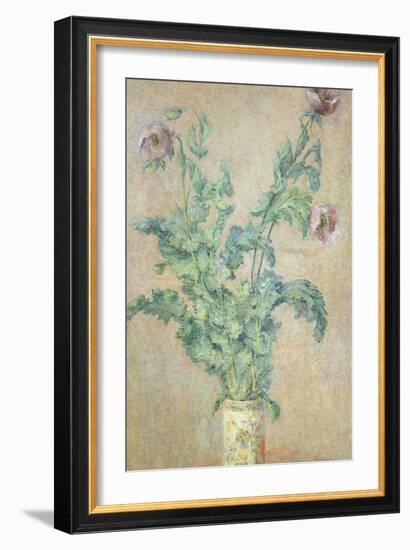 Purple Poppies-Claude Monet-Framed Giclee Print