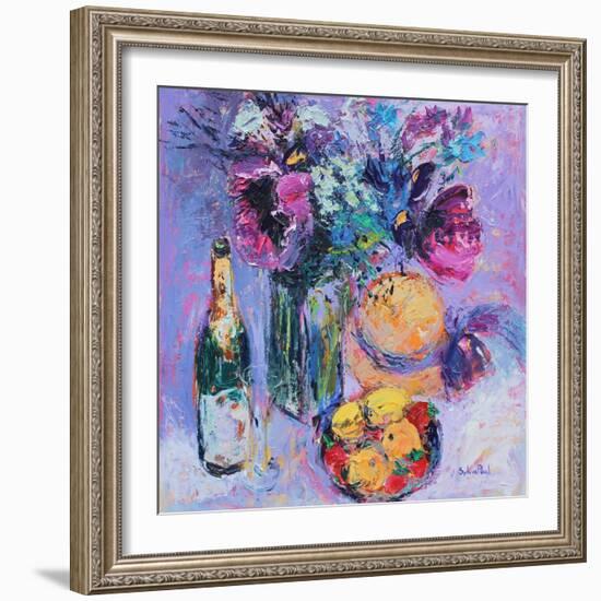 Purple Poppies-Sylvia Paul-Framed Giclee Print