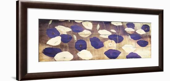 Purple Poppies-Jace Grey-Framed Art Print