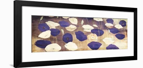 Purple Poppies-Jace Grey-Framed Art Print