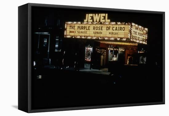 PURPLE ROSE OF CAIRO, 1985 directed by WOOD Y ALLEN (photo)-null-Framed Stretched Canvas