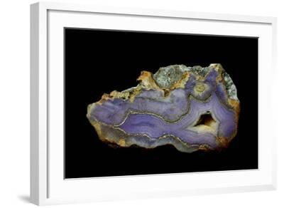 Purple Sagenite Agate Quartzsite AZ Photographic Print