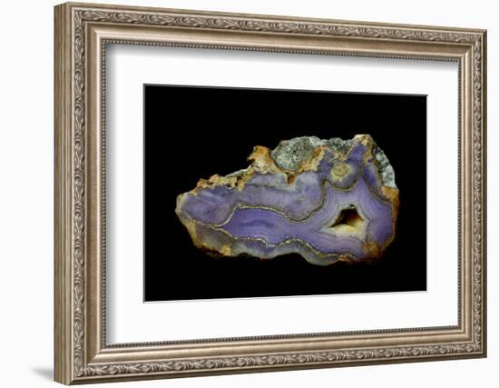 Purple Sagenite Agate, Quartzsite, AZ-Darrell Gulin-Framed Photographic Print