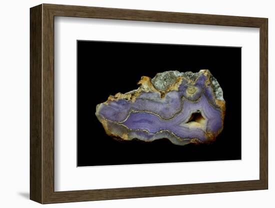 Purple Sagenite Agate, Quartzsite, AZ-Darrell Gulin-Framed Photographic Print