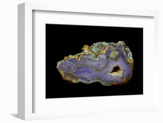 Purple Sagenite Agate, Quartzsite, AZ-Darrell Gulin-Framed Photographic Print