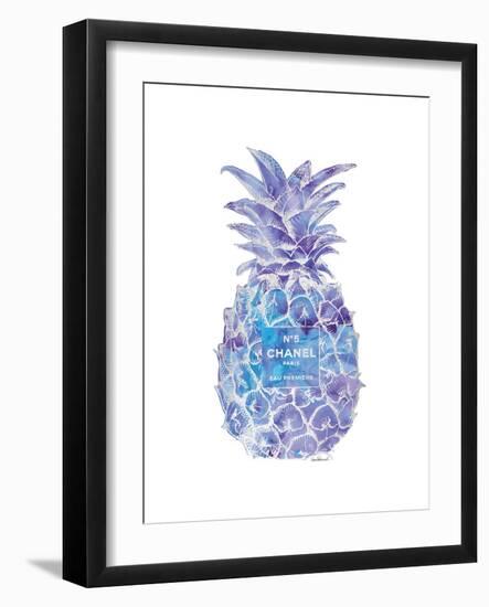 Purple Silver Pineapple-Amanda Greenwood-Framed Art Print