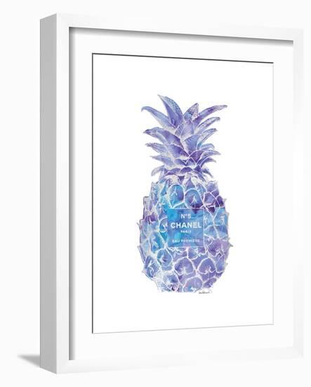 Purple Silver Pineapple-Amanda Greenwood-Framed Art Print