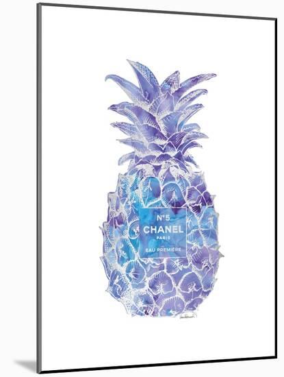 Purple Silver Pineapple-Amanda Greenwood-Mounted Art Print