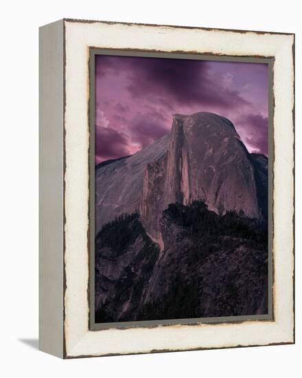 Purple Sky over Half Dome-Jim Zuckerman-Framed Premier Image Canvas